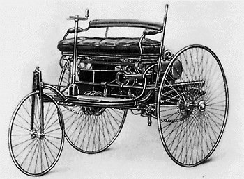 The First Benz (1885), photo courtesy of Wikipedia